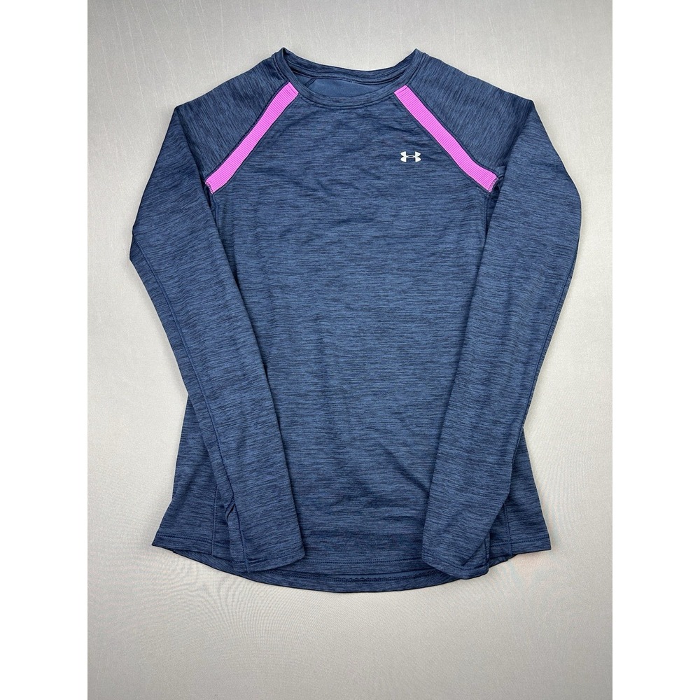 Under Armour Women's XS Cold Gear Long Sleeve Outdoor‎ Shirt Hiking Running READ
